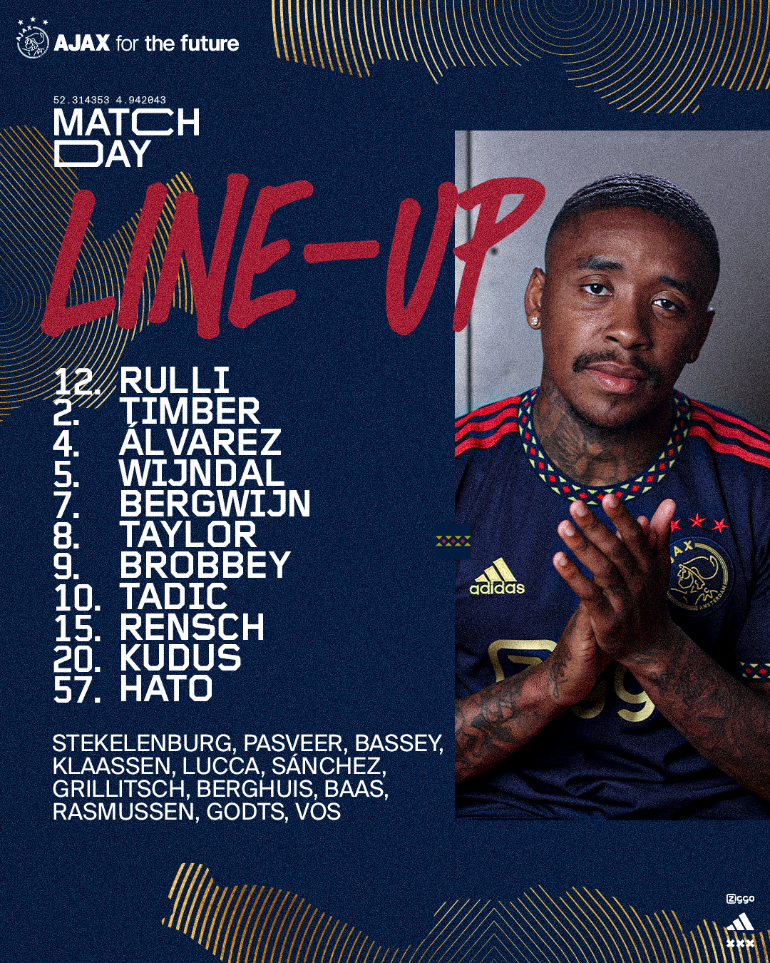 AJAX Uit Squad Twenteuit