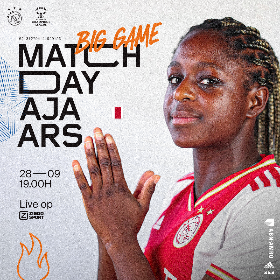 AJAX Matchday AJA ARS Vrouwen1080x1080