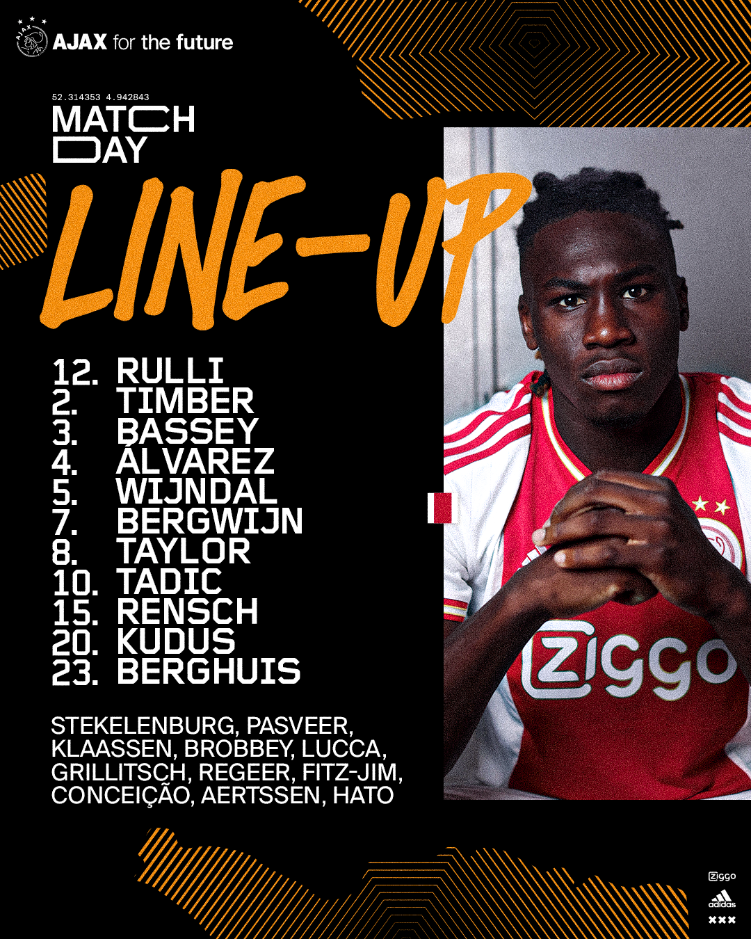 AJAX Europaleague Squad 1080X1350 Copy