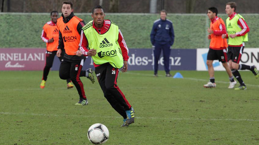 Fabian traint voor het eerst mee met de hoofdmacht.