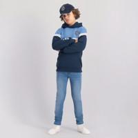 Ajax-hooded sweater blauw/wit junior